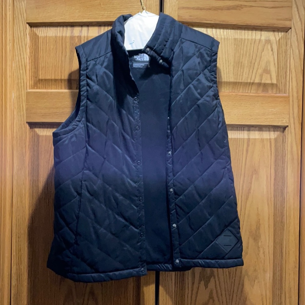 North face quilted vest xl